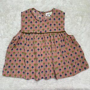 Anthropologie Porridge Womens Pink Boho Sleeveless Tank Blouse Size Small